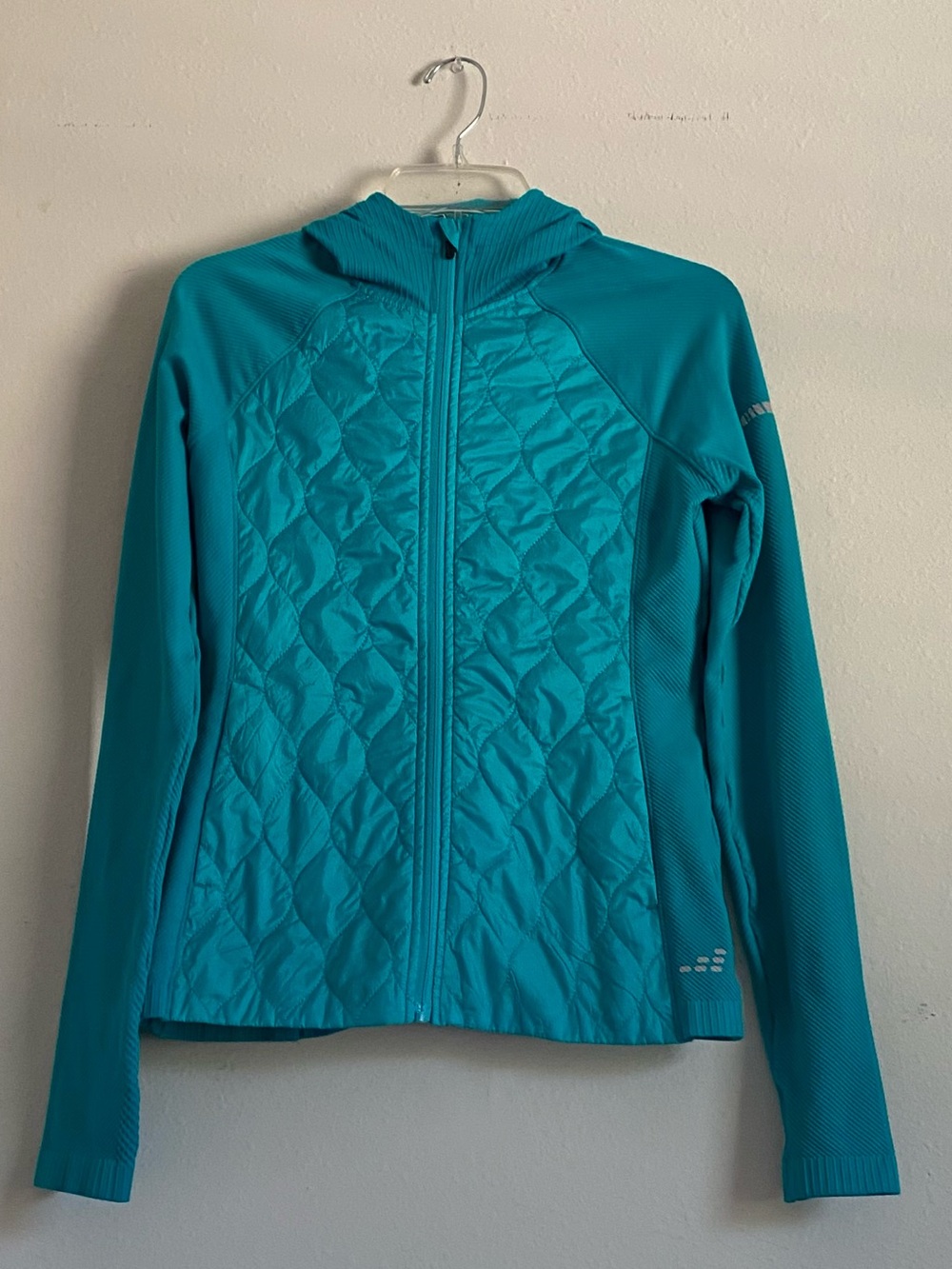 bcg Teal Quilted Lightweight Hooded Jacket - Women
